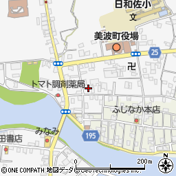 徳島県海部郡美波町奥河内本村91周辺の地図