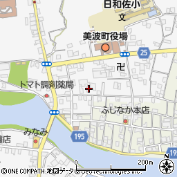徳島県海部郡美波町奥河内本村94周辺の地図