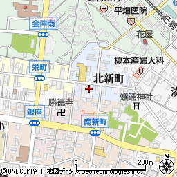 和歌山県田辺市北新町6周辺の地図