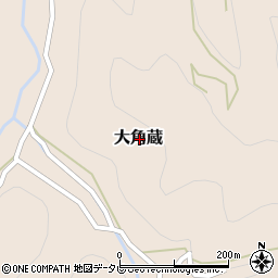 愛媛県伊予郡砥部町大角蔵周辺の地図