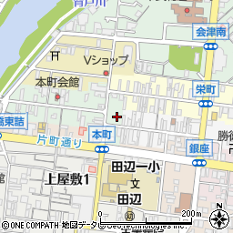 和歌山県田辺市本町54周辺の地図