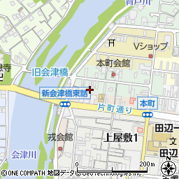 和歌山県田辺市本町102周辺の地図