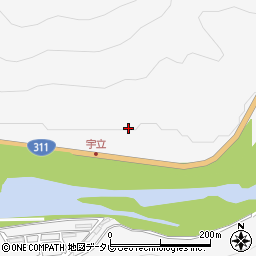 和歌山県田辺市鮎川680周辺の地図