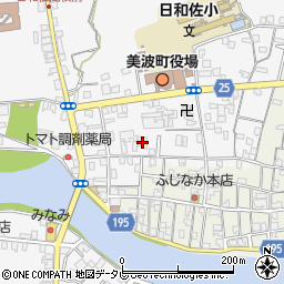 徳島県海部郡美波町奥河内本村97-2周辺の地図