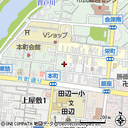 和歌山県田辺市本町53周辺の地図