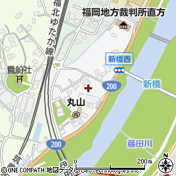 福岡県直方市丸山町周辺の地図