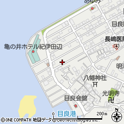 和歌山県田辺市目良28-12周辺の地図