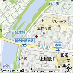 和歌山県田辺市本町96周辺の地図