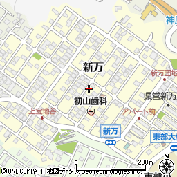 和歌山県田辺市新万周辺の地図