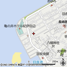 和歌山県田辺市目良28-21周辺の地図