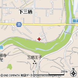 和歌山県田辺市下三栖1320-8周辺の地図