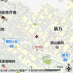 和歌山県田辺市新万8周辺の地図