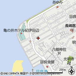 和歌山県田辺市目良28-22周辺の地図
