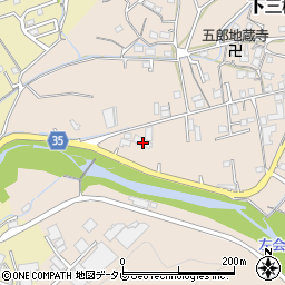 和歌山県田辺市下三栖77-1周辺の地図