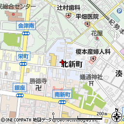 和歌山県田辺市北新町60周辺の地図