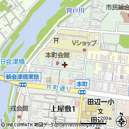 和歌山県田辺市本町28周辺の地図