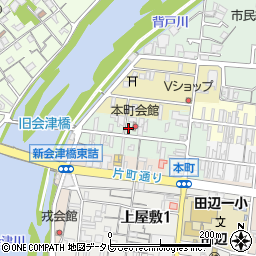 和歌山県田辺市本町19周辺の地図