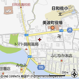 徳島県海部郡美波町奥河内本村86周辺の地図