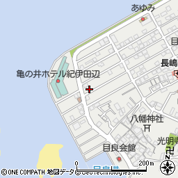 和歌山県田辺市目良27-15周辺の地図