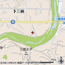 和歌山県田辺市下三栖1320-6周辺の地図