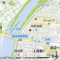 和歌山県田辺市本町14周辺の地図