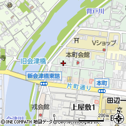 和歌山県田辺市本町13周辺の地図