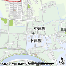 福岡県行橋市中津熊672-4周辺の地図