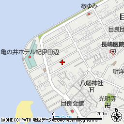 和歌山県田辺市目良28-25周辺の地図