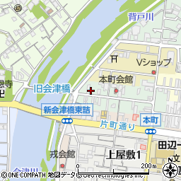 和歌山県田辺市本町10周辺の地図