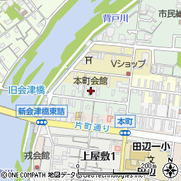 和歌山県田辺市本町23周辺の地図