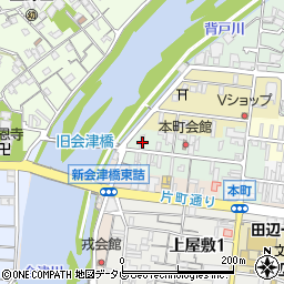 和歌山県田辺市本町6周辺の地図