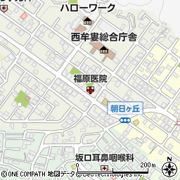 福原医院周辺の地図