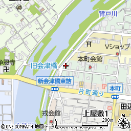 和歌山県田辺市本町5周辺の地図