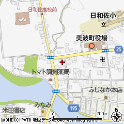 徳島県海部郡美波町奥河内本村158周辺の地図