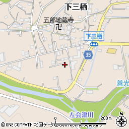 和歌山県田辺市下三栖116周辺の地図