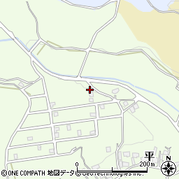 福岡県宮若市平722周辺の地図
