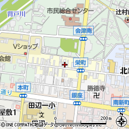 福田時計　本店周辺の地図