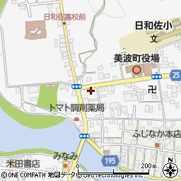 徳島県海部郡美波町奥河内本村160周辺の地図