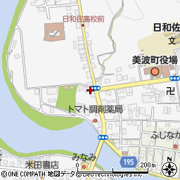 徳島県海部郡美波町奥河内本村166周辺の地図