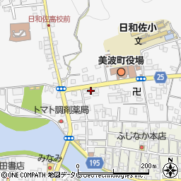 徳島県海部郡美波町奥河内本村83周辺の地図