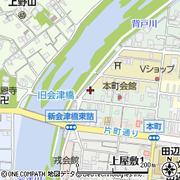 和歌山県田辺市本町8周辺の地図