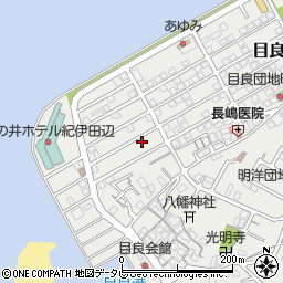 和歌山県田辺市目良28-28周辺の地図