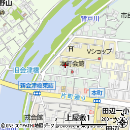 和歌山県田辺市紺屋町38周辺の地図