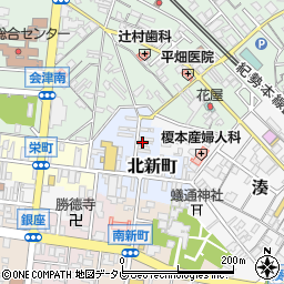 和歌山県田辺市北新町40周辺の地図
