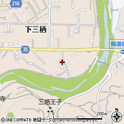 和歌山県田辺市下三栖1319-3周辺の地図