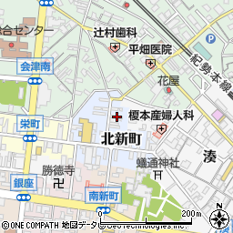和歌山県田辺市北新町41周辺の地図