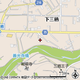 和歌山県田辺市下三栖1338周辺の地図