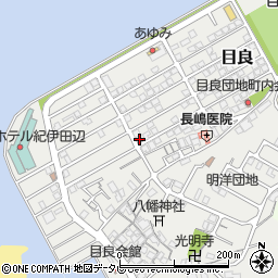 和歌山県田辺市目良33-12周辺の地図