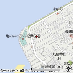 和歌山県田辺市目良26-10周辺の地図