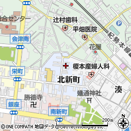 和歌山県田辺市北新町42周辺の地図